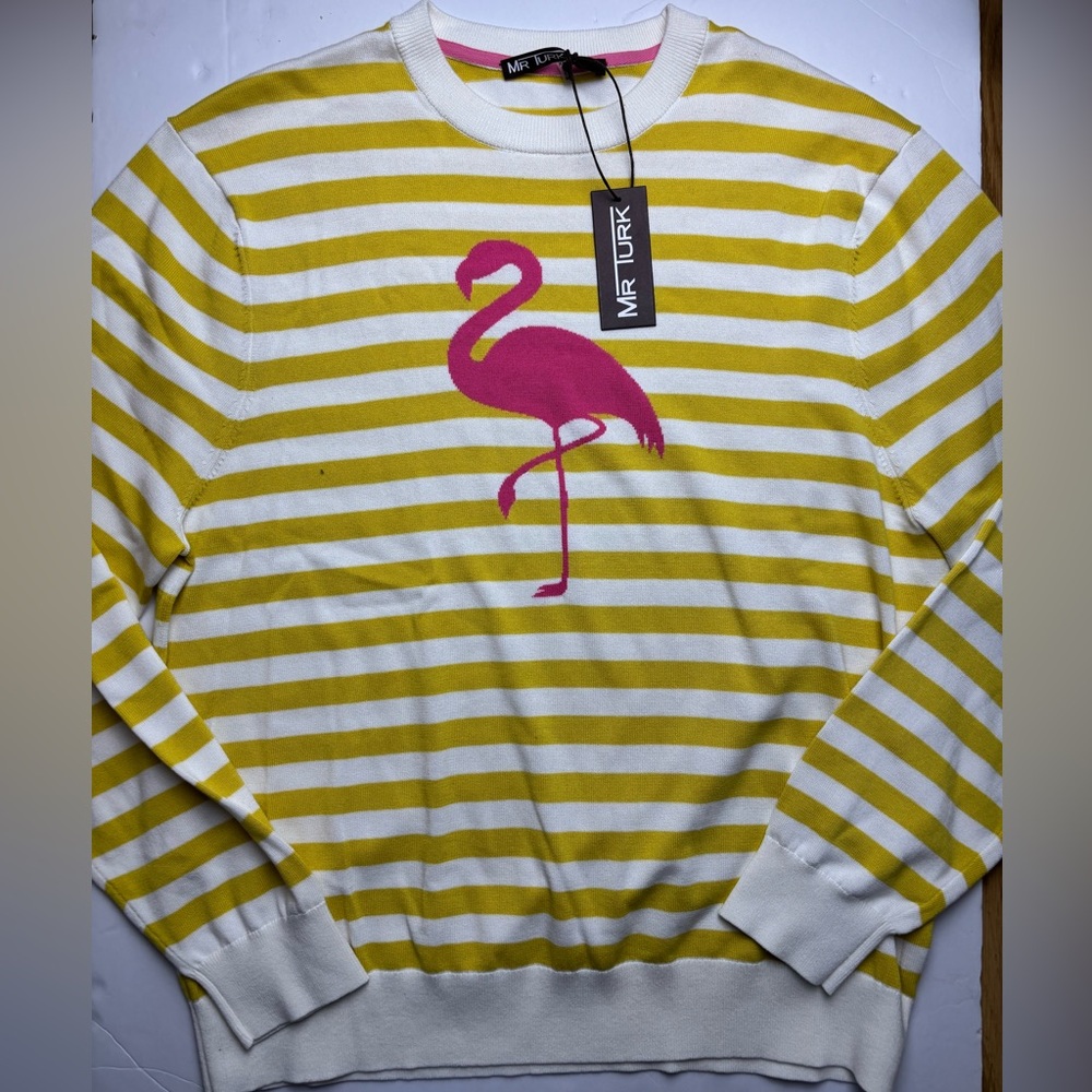 Mr Turk‎ James Flamingo crewneck sweater
